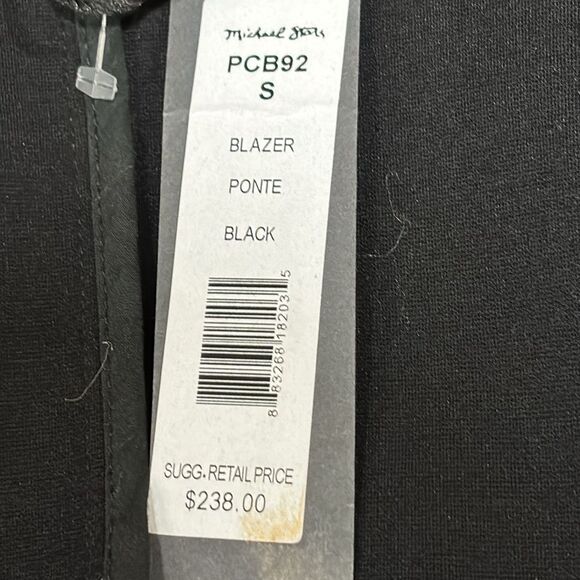 New! Michael Stars Black Ponte Blazer - S - $238 - Style: PCB92 - Picture 11 of 12